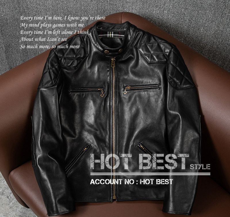 上質革ジャン メンズ　ホースハイド　馬革 茶芯馬革　アウトロースタイル パテッド  シングルライダース  PADDED 上質革ジャン メンズ ホースハイド 馬革 アウトロースタイル シングル