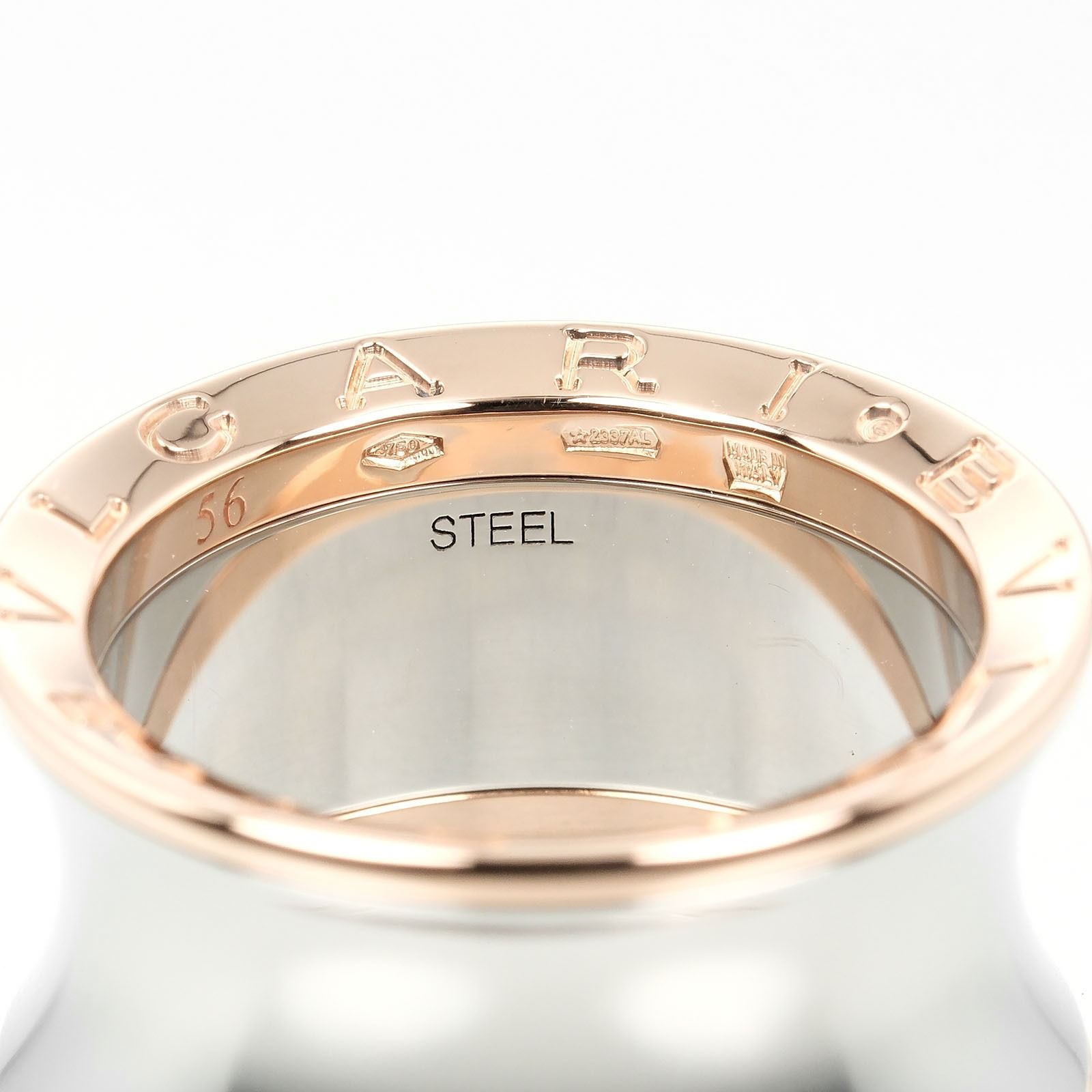 カ*ォ様 ブルガリ B-zero1 ビーゼロワン アニッシュカプーア リング 付 BVLGARI】ブルガリ ビーゼロワン アニッシュカプーア ステンレス