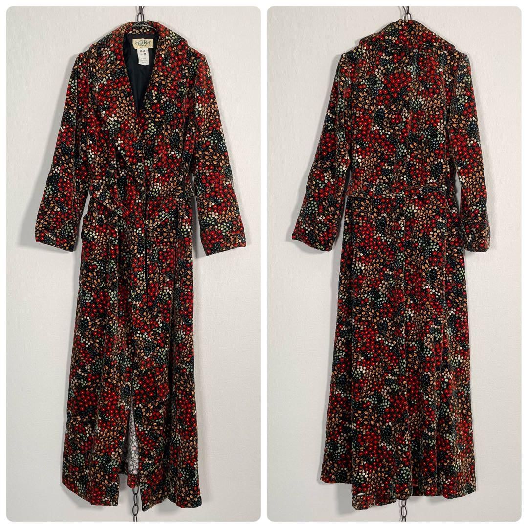 ベロアロングコート