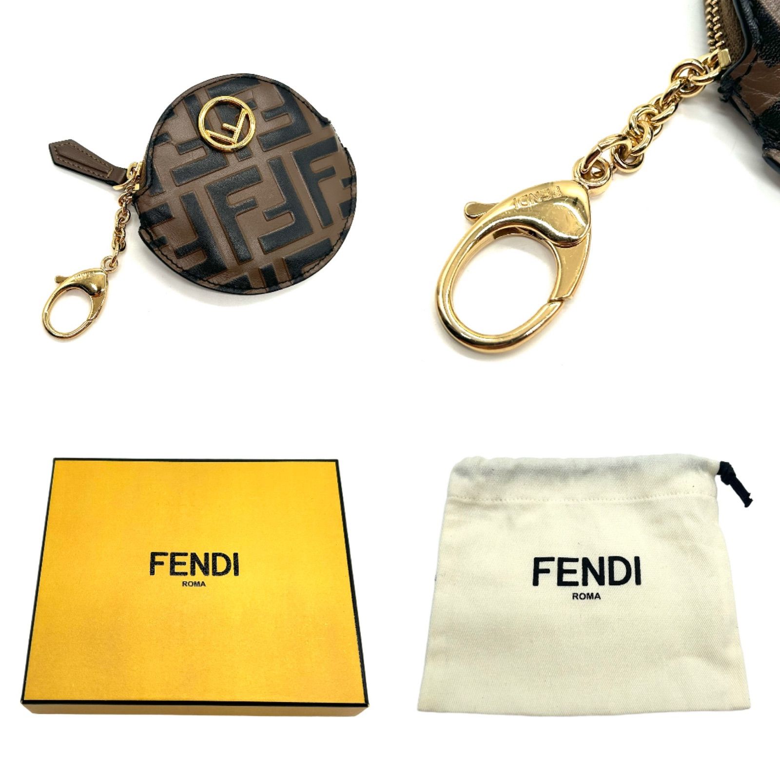 小物 FF ⋟極希少品⋞ / フェンディ エフイズエンボスサークルコイン