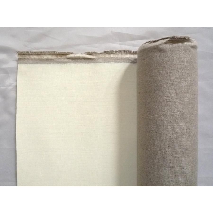 画材 ロールキャンバス AX 麻中荒目 アクリル画・油絵画用 144cmX5m