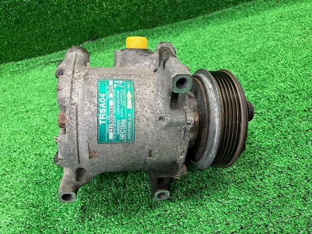 ゼスト JE2 エアコンコンプレッサー スパークW 4WD サンデン TRSA04  