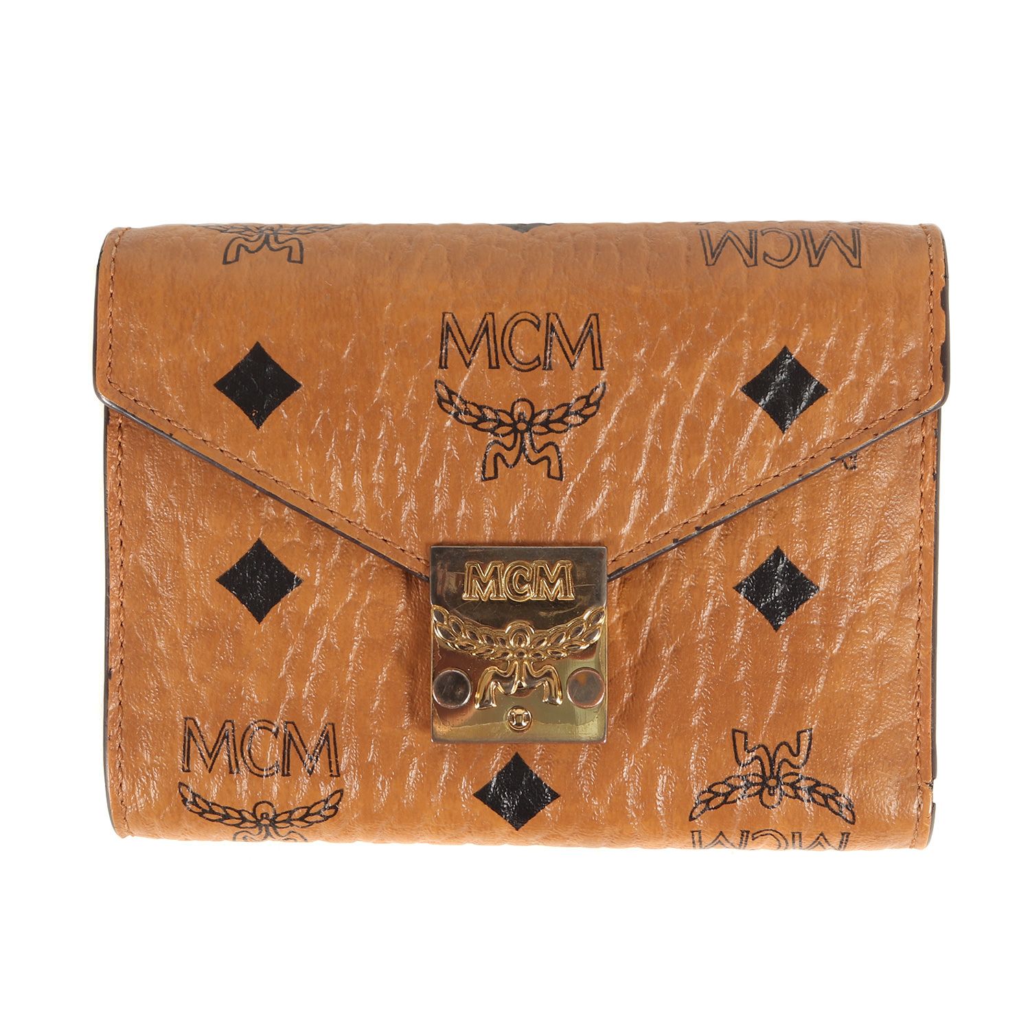 MCM エムシーエム ヴィセトス柄 三つ折り ウォレット 財布 Tracy 