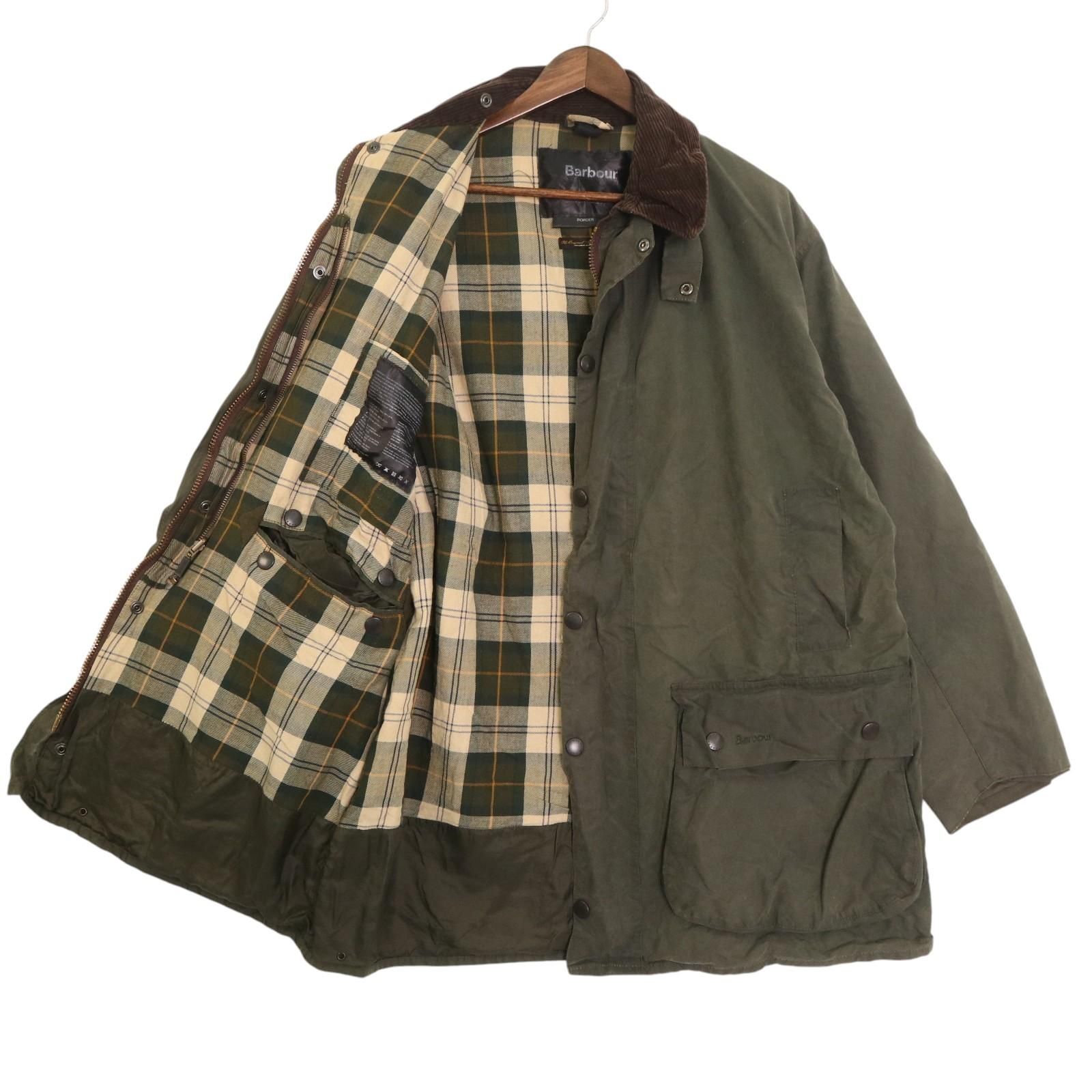 Barbour BORDER ボーダー オイルドジャケット 英国製 黒 古着 90年代 