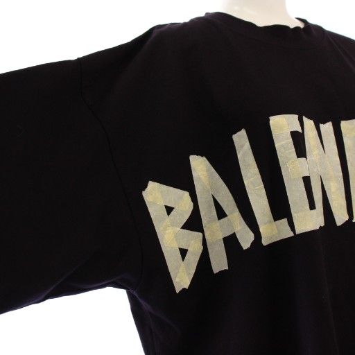 バレンシアガ BALENCIAGA 23年製 Tape Type ロゴドレス ロング