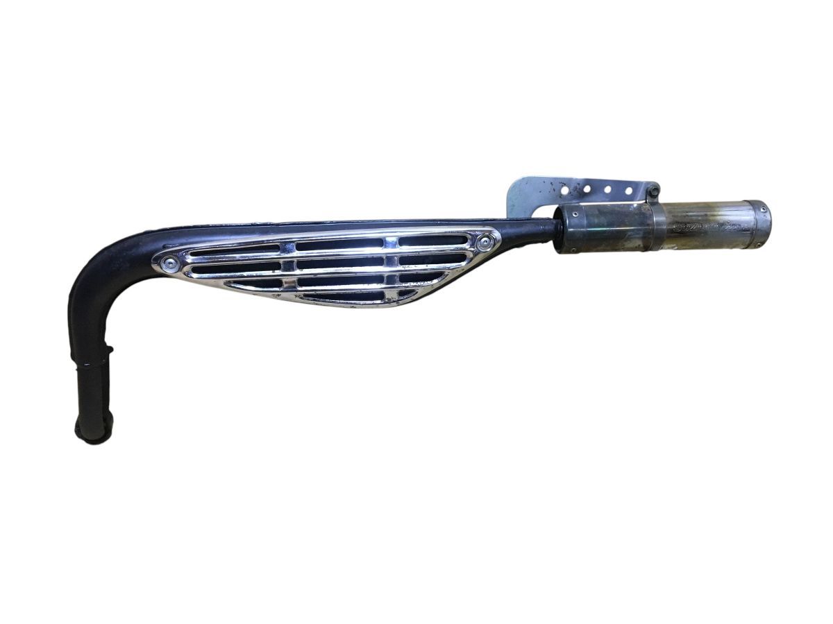 SUZUKI コレダスクランブラー50 LA13A マフラー チャンバー 目立った凹み無さそう レストア ストックにも 2768-Z4369