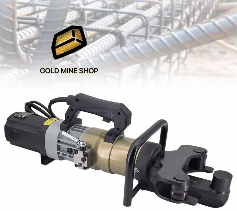 1800W ハンドヘルド電動鉄筋ベンダー 20-32mm ポータブル鉄筋曲げプライヤー 5-8秒の曲げ速度 矯正モジュール付き 工場 建設現場 建