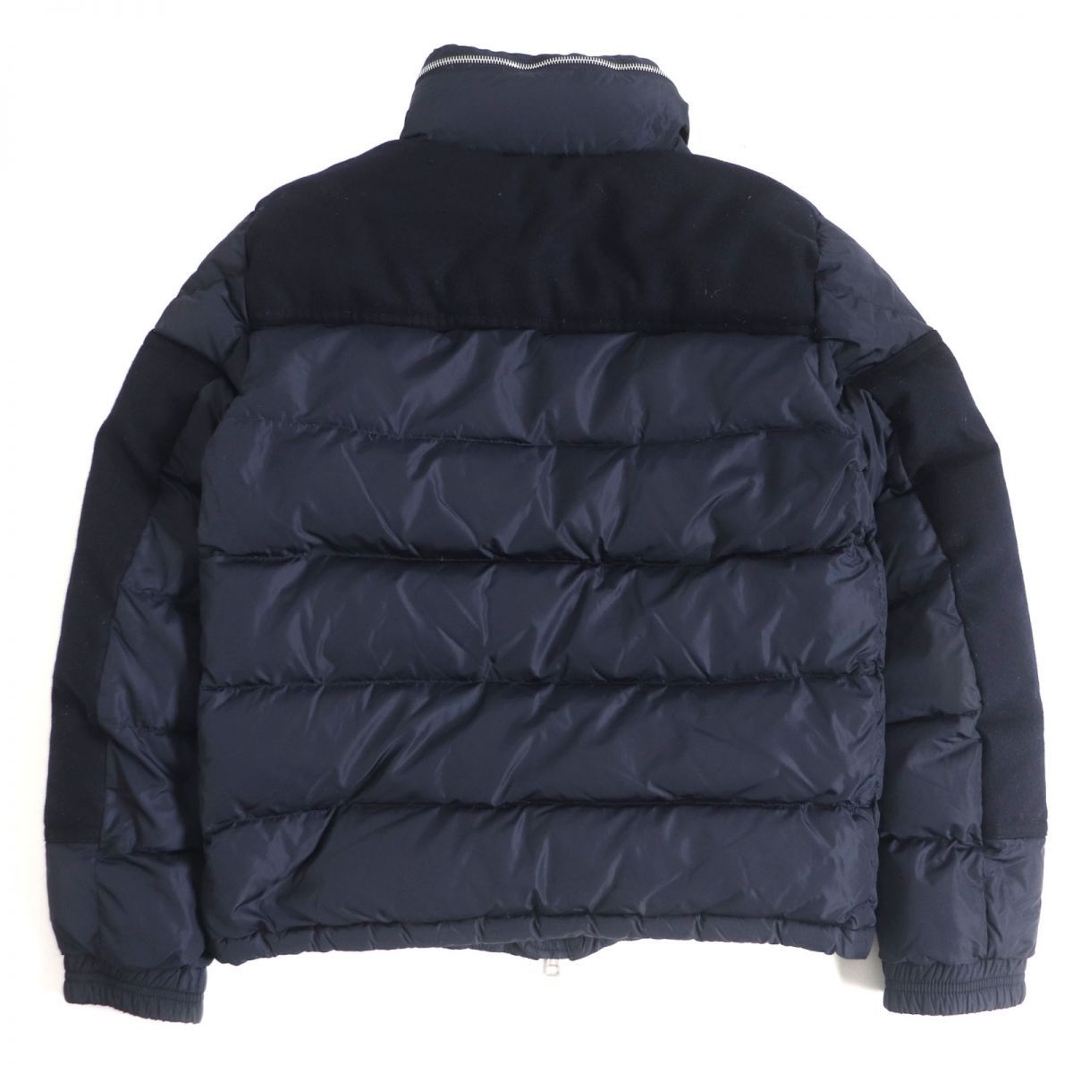 美品□MONCLER/モンクレール ARCS アークス ウール切り替え ロゴ 