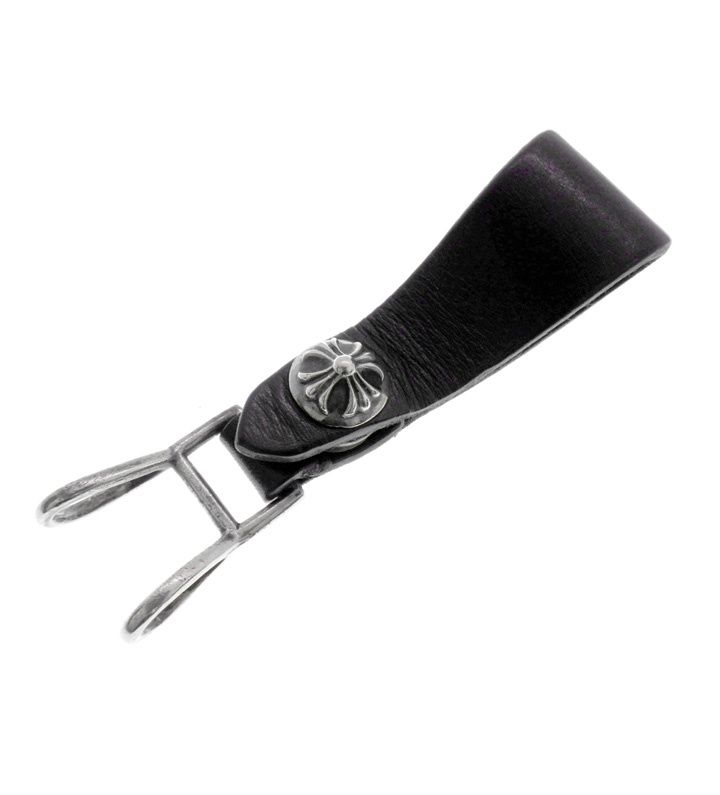 クロムハーツ CHROME HEARTS ベルトループ Dカンクロスボールボタン クロムハーツ CHROME HEARTS ベルトループDカン クロスボールボタン