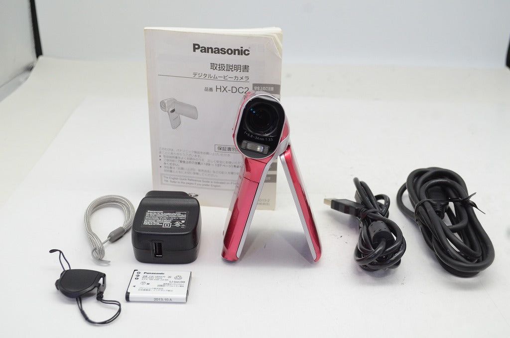 Panasonic パナソニック HX-DC2 デジタルビデオカメラ レッド 250827q