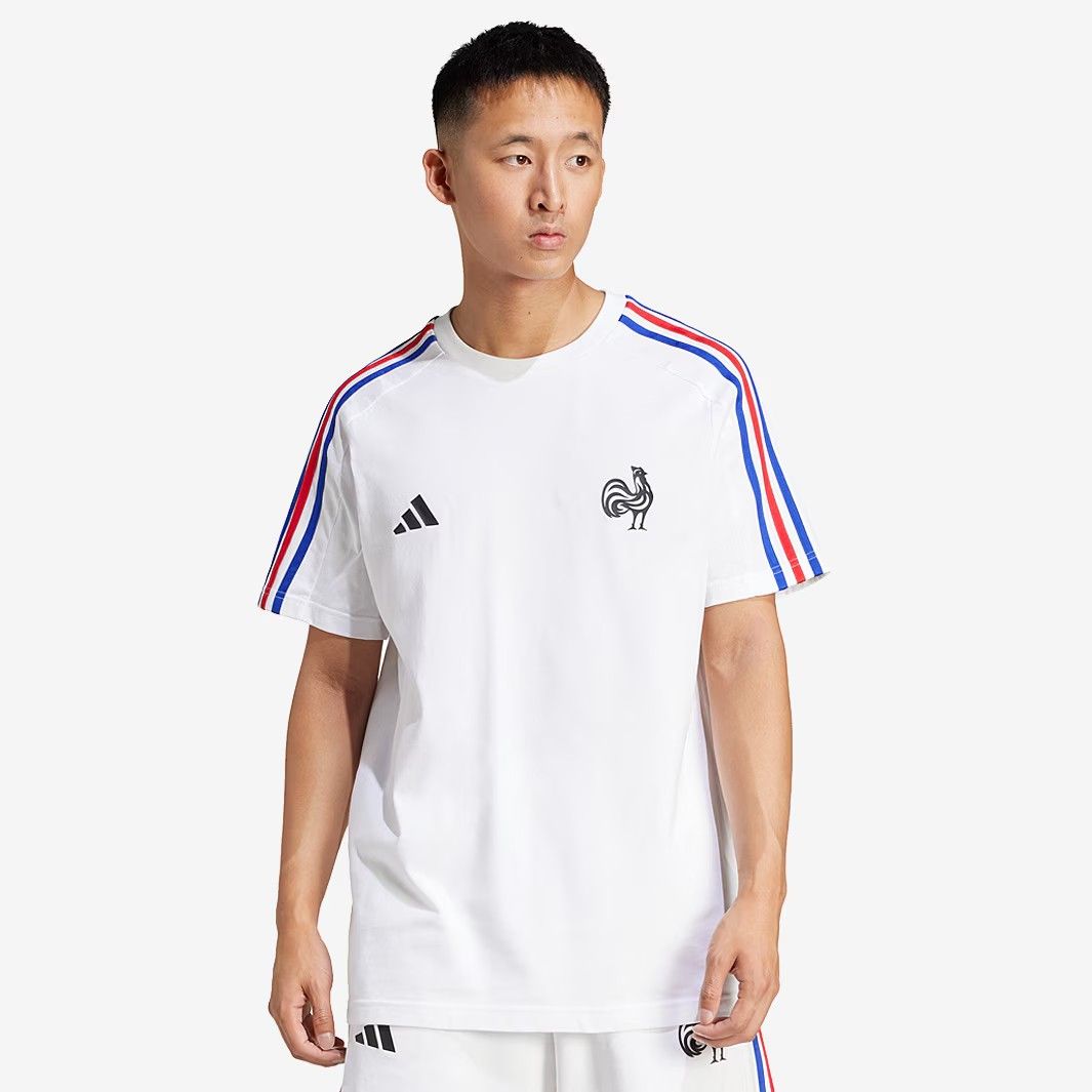 アディダス ラグビー フランス代表 Tシャツ 白 ホワイト 公式モデル 日本未発売