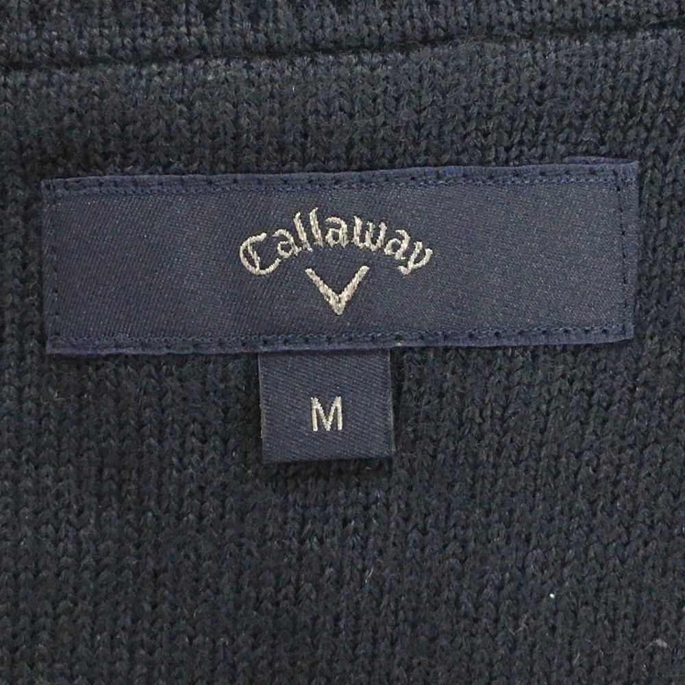 サイズ：M CALLAWAY キャロウェイ  ニット ベスト アーガイル柄 ネイビー系 [240101459677] ゴルフウェア メンズ ストスト 1-240101204657-m-01-pl.jpg