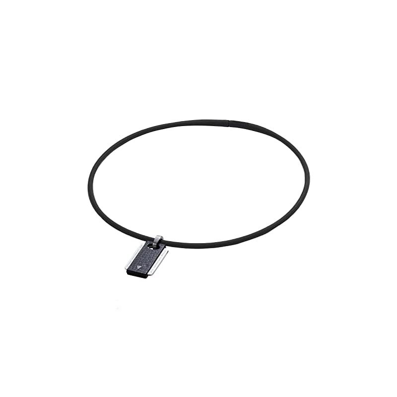 phiten RAKUWAネックトルネード ブラック×カシミヤシルバー50cm