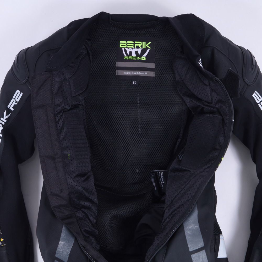 ベリック　ツナギ 返品可◇56◇未使用/最新規格MFJ公認 LS1-171334-N-BK レザー