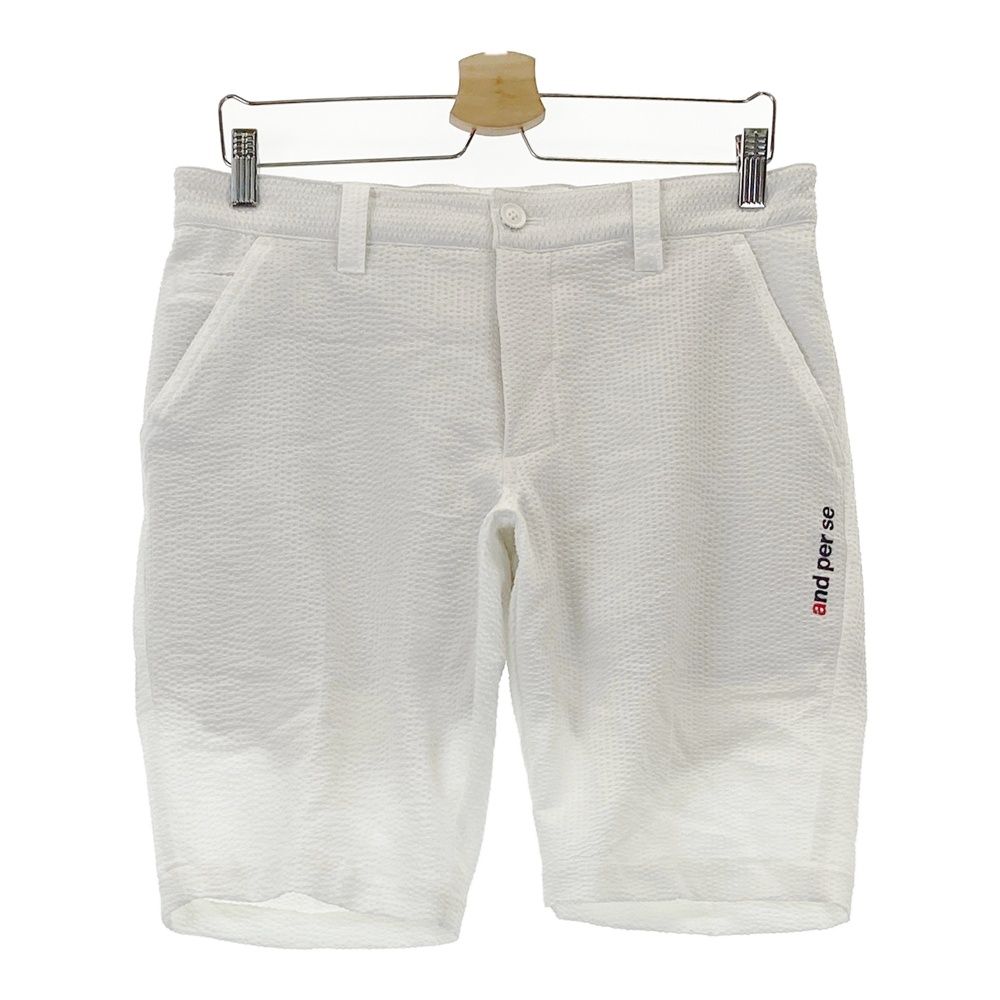 AND PER SE アンパスィ シアサッカー ロングパンツ 総柄 ネイビー系 M AND PER SE アンパスィ シアサッカー ロングパンツ ボタニカル 総柄 ブルー系 79 [240101307379] ゴルフウェア メンズ