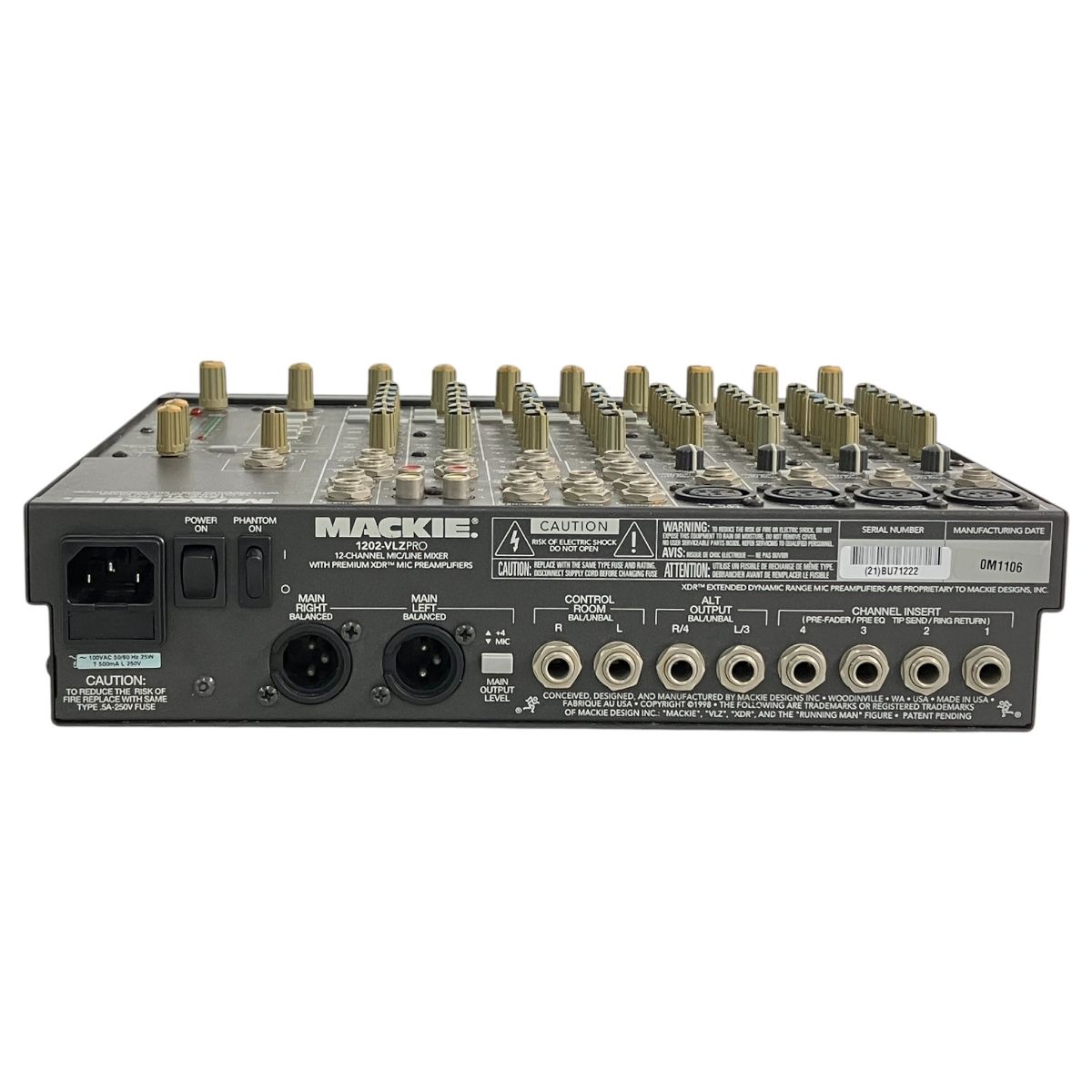 MACKIE 1202-VLZ 12channel mixer ジャンク品 Mackie 1202VLZ 12 Channel Mic Line Mixer for sale online | eBay