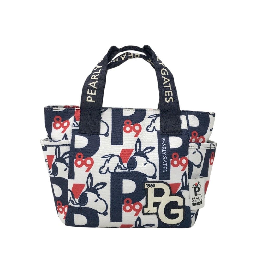 PEARLY GATES パーリーゲイツ カートバッグ スヌーピー ホワイト系