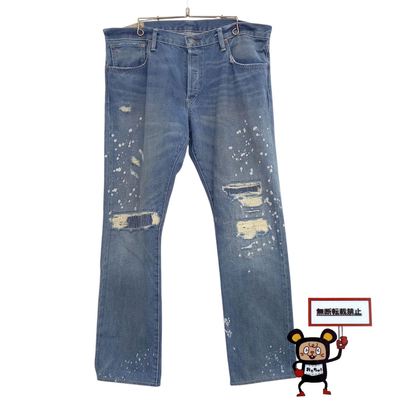 71.Polo RALPH LAUREN ダメージ加工 デニムパンツ 【店舗併売品