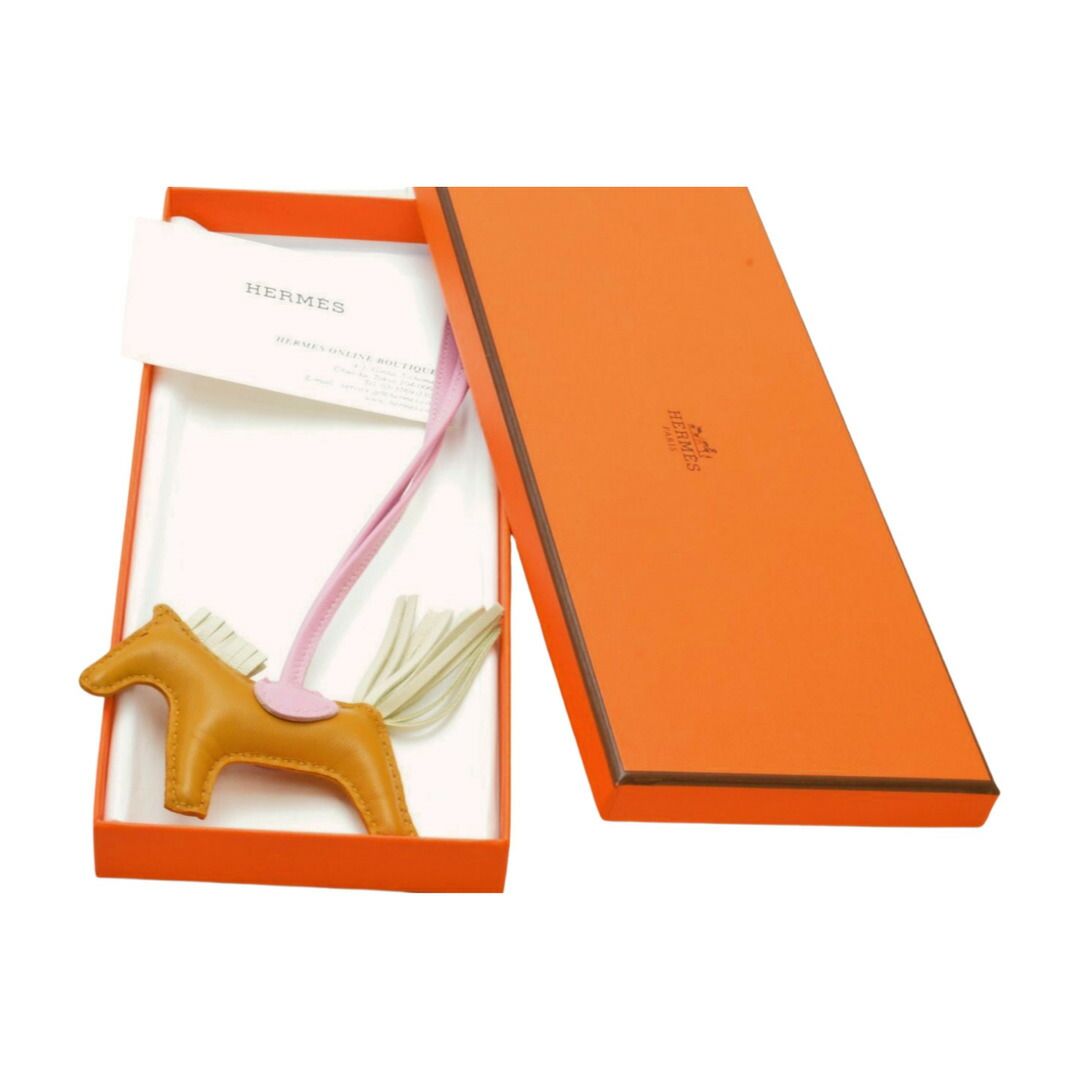 エルメス ロデオPM バッグチャーム セサミ/クレ/モーヴシルベストル Z刻印