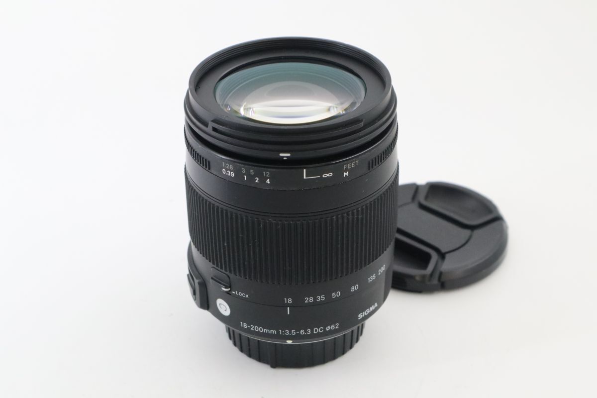 Sigma シグマ 18-200mm F|3.5-6.3 DC MACRO OS HSM AFレンズ for Nikon ニコンマウント f02561