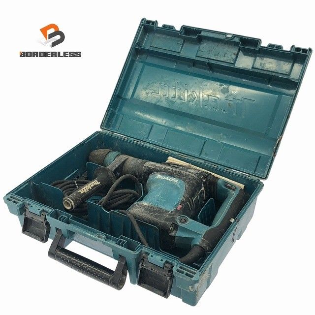 品 makita マキタ 100V 電動ハンマー HM0871C ケース付 SDSマックス コンクリートブレーカー ハツリ機 はつり機 斫り機115463