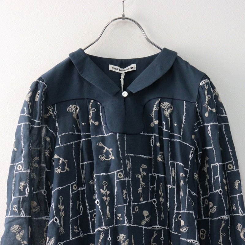 mina perhonen garden patchworkドレスワンピース 未使用 定価8.8万 ミナペルホネン mina perhonen garden