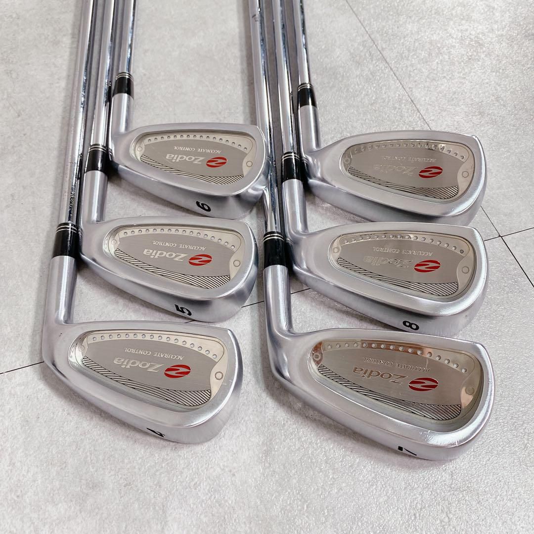 X633 希少★ ゾディア アイアンセット 6本セット 4-8i+PW ゴルフ X633 希少☆ ゾディア アイアンセット 6本セット 4-8i+PW ゴルフ