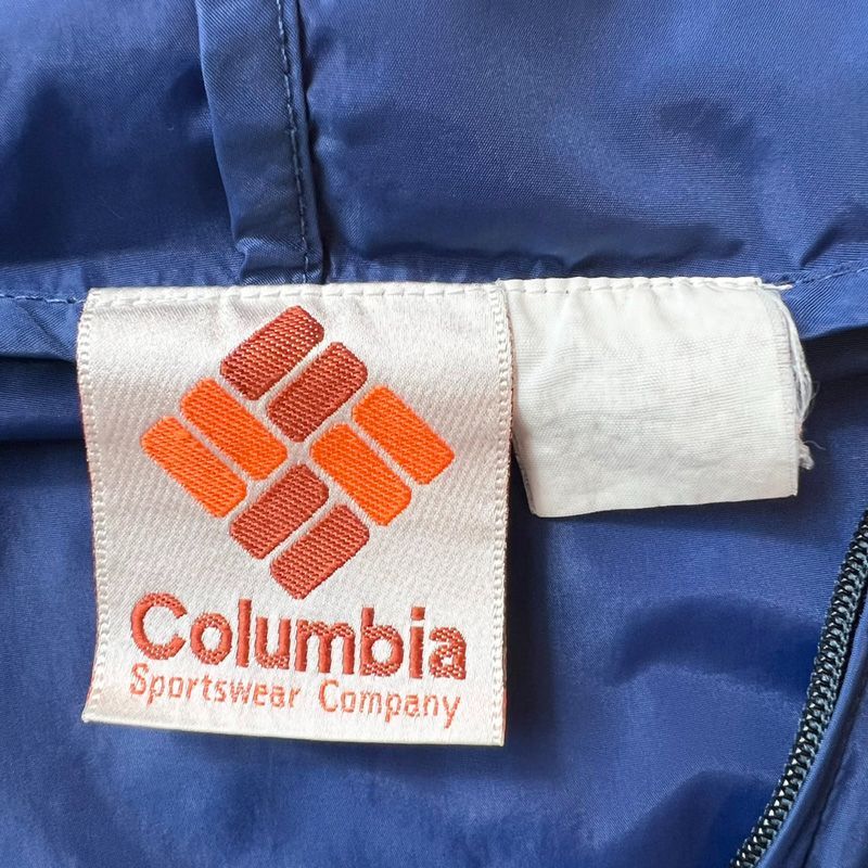 70s 80s Columbia ナイロン プルオーバー パーカー アノラック