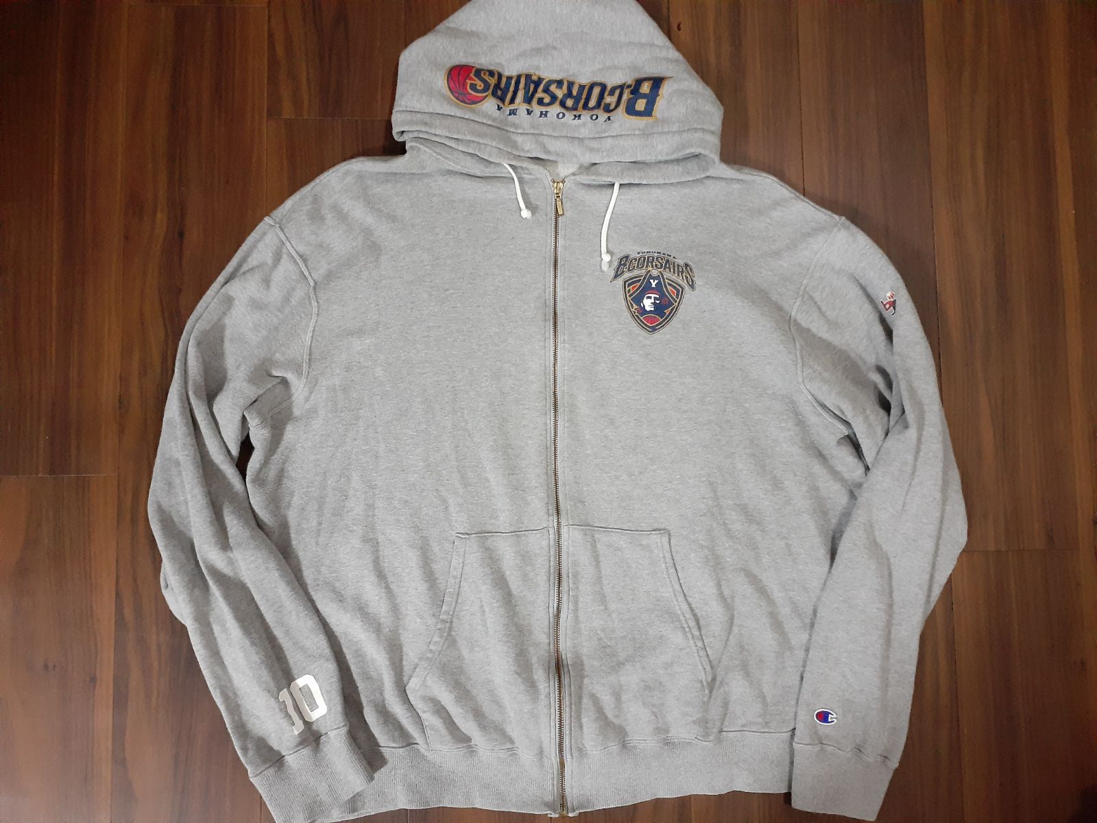 横浜ビーコルセアーズ　スウェットパーカー 横浜ビーコルセアーズ パーカー YOKOHAMA B-CORSAIRS 河村勇輝 - メルカリ