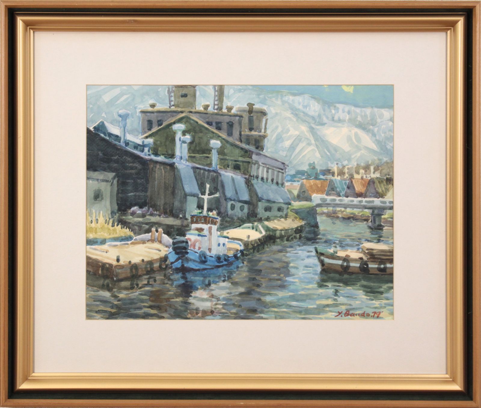 坂東義秋『小樽運河』水彩画【真作保証】 絵画 坂東義秋『小樽運河』水彩画【真作保証】 絵画 - メルカリ