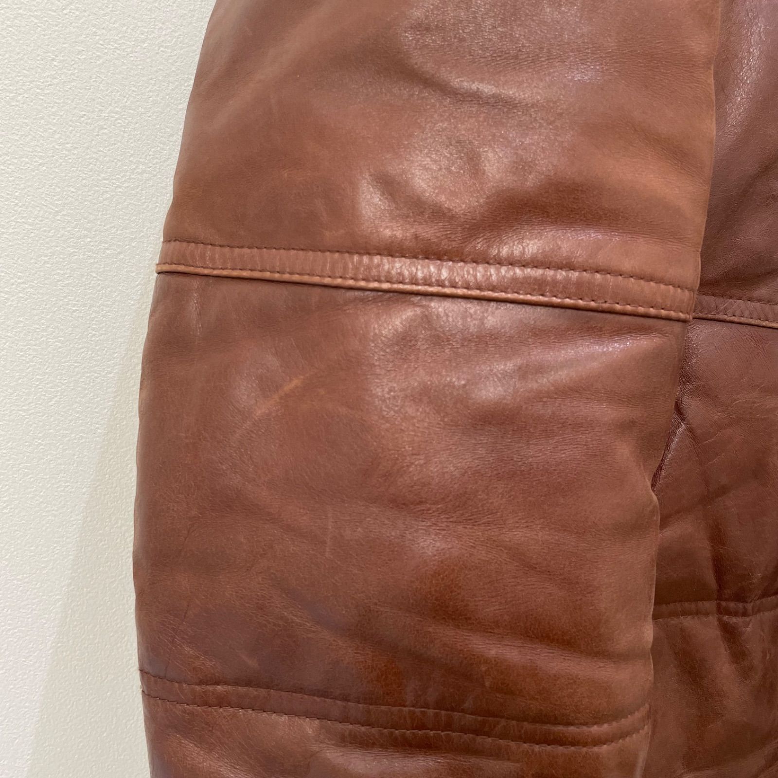 Liugoo Leathers リューグーレザーズ レザーダウンジャケット M 