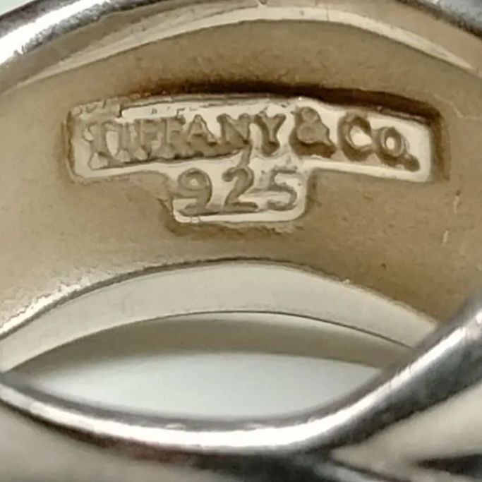 正規本店記載カードあり】希少 TIFFANY&Co. ティファニー リーフリング