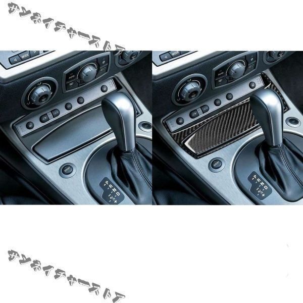 BMW Z4 E85 2003～2008年式 リアルカーボン製 灰皿蓋カバー 2枚YR