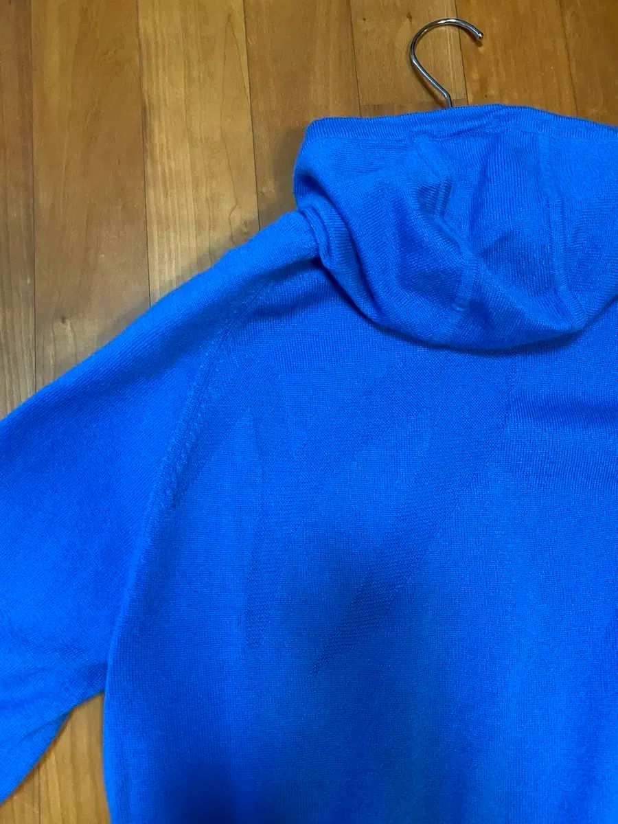 フード 防風ニットカーディガン