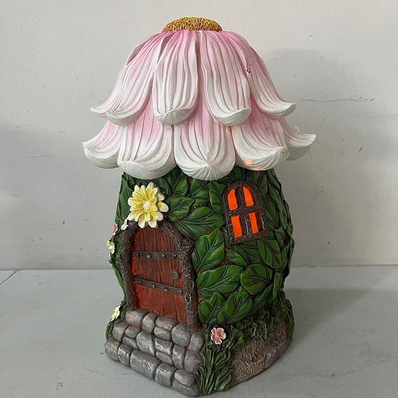 家 8-14 フラワー 樹脂 照明 お洒落 ガーデン雑貨 太陽光 庭の装飾 ミニチュア 雑貨 かわいい 花 ガーデンランプ ガーデンインテリア ガーデニング ガーデンライト おしゃれ インテリア ソーラー ガーデン オブジェ