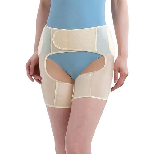 Re 楽 リラク うす楽スイスイ インナー股関節サポーター 両足用 L LL ベージュ