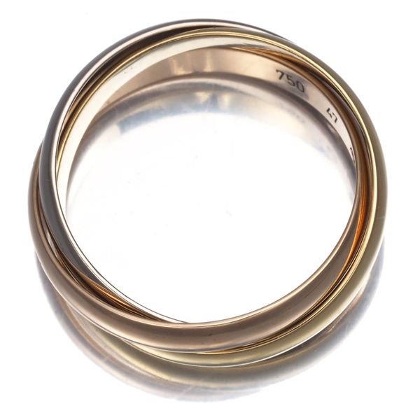 Cartier トリニティ　SM リング　47 CARTIER カルティエ トリニティ SM #47 現行モデル リング・指輪