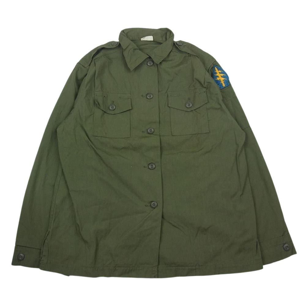 60s USA 米軍 ミリタリー B.V.D. ポプリン ユーティリティ シャツ 60年代 60s アメリカ軍 米軍 ミリタリー カーキ ジャケット