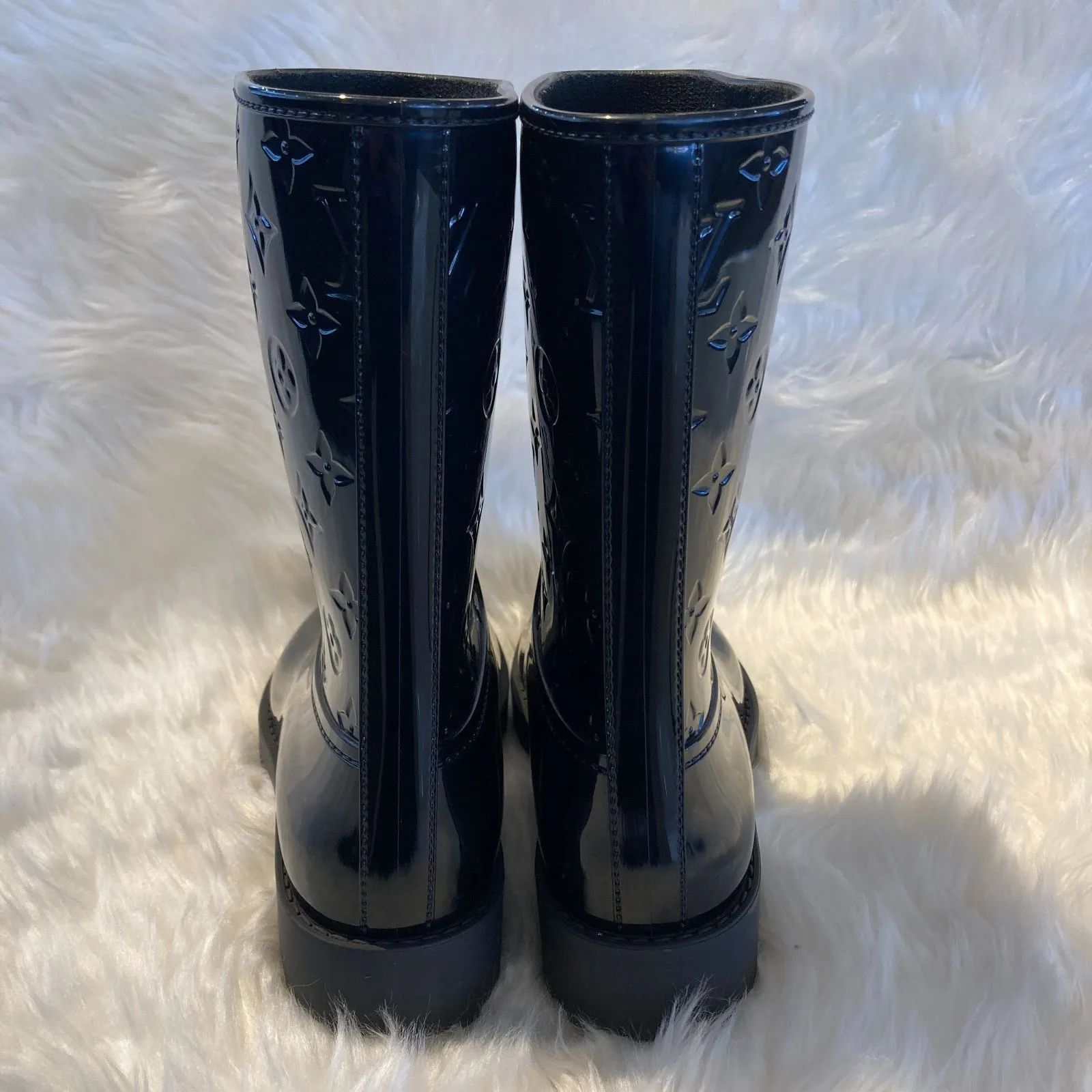 LOUIS VUITTON ルイヴィトン ドロップス・ライン ブーツ モノグラム