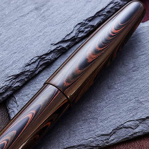  WANCHER DREAM BROWN PSM 夢万年筆 誠エボナイト マーブルブラウン デスクマット 机上アクセサリー