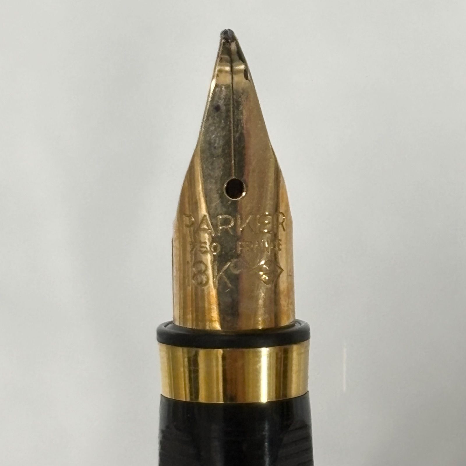 PARKER パーカー 万年筆 ゴールド ペン先18K 750 筆記用具 文房具 筆記未 ジャンク品扱い 品 SKLAD-KIRPICHA_RU