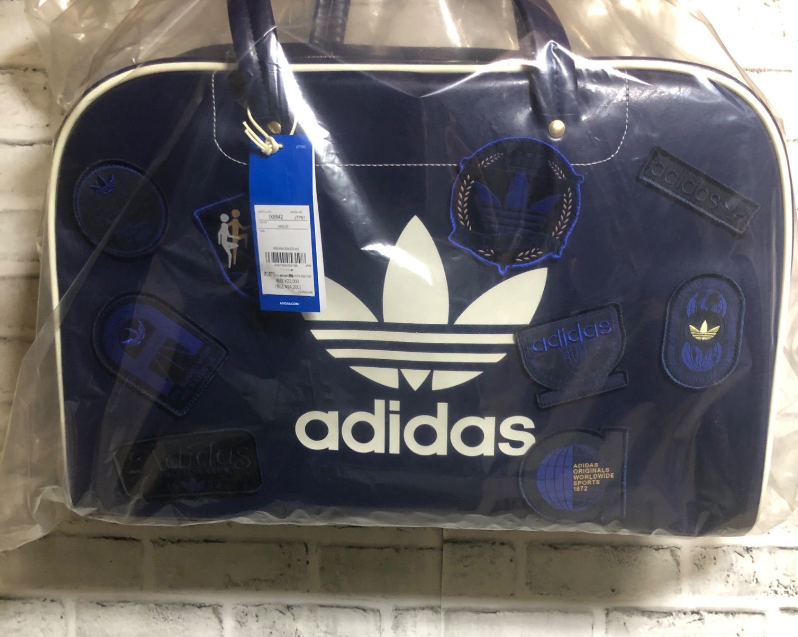 adidas ラージ ボウリングバッグ ダークブルー adidas MINI BOWLING BETSCA （アディダス ミニ ボーリング