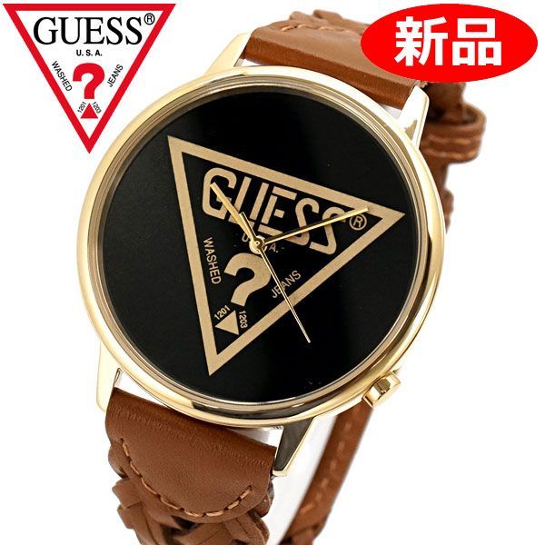 新品】GUESS ゲス 腕時計 オリジナルズ ブラウンレザー V1001M3 - メルカリ