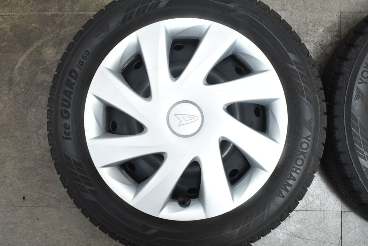 程度良好品】ダイハツ 純正 14in 4.5J +45 PCD100 ヨコハマ アイス 