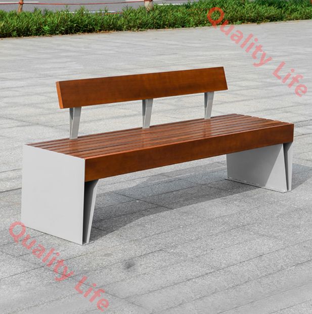パティオベンチ 防錆金属フレーム付き木製ベンチ 公園 ポーチ 芝生 庭 デッキ 庭用の屋外耐候性ベンチ 150cm