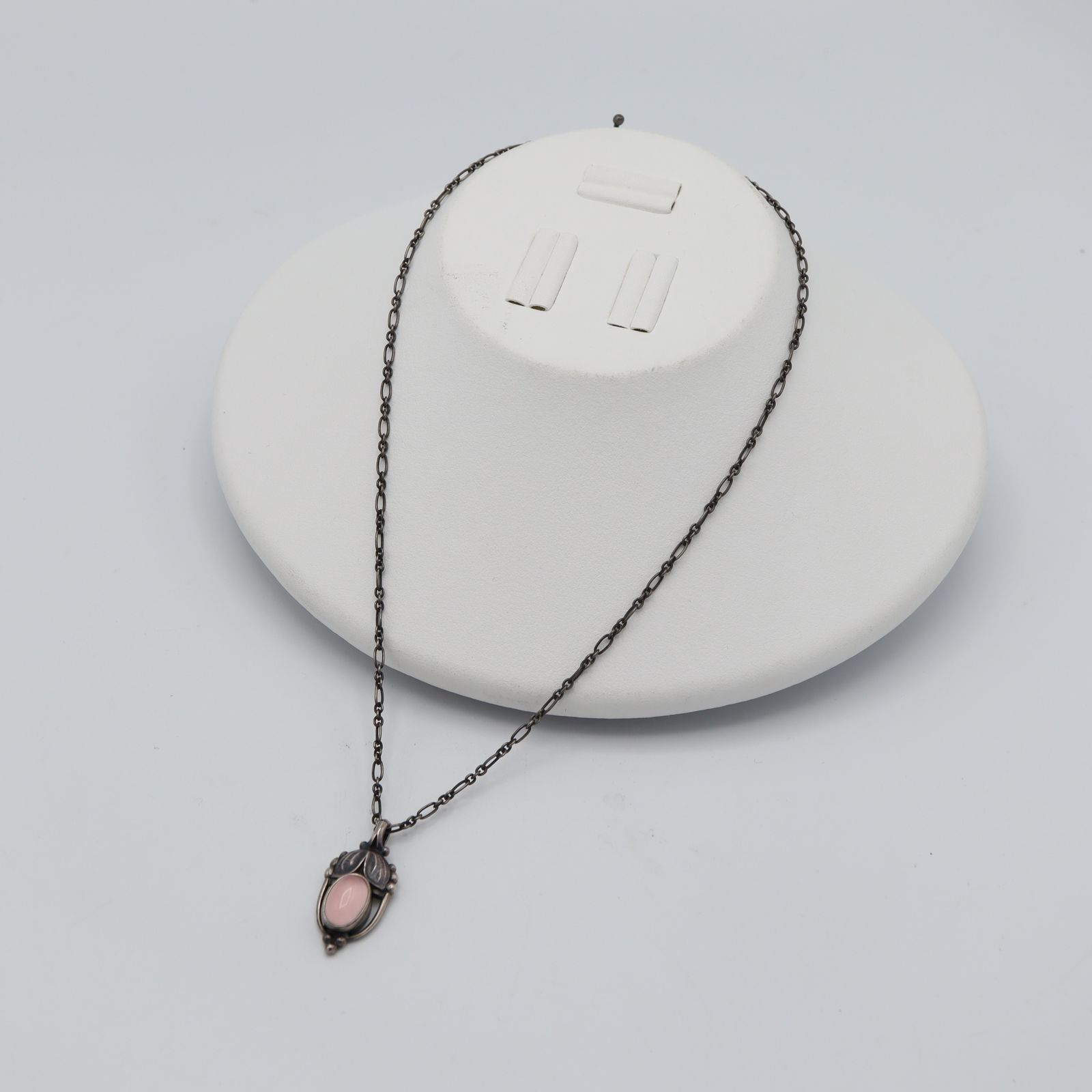 Georg Jensen ジョージジェンセン ネックレス 2003 ローズクォーツ