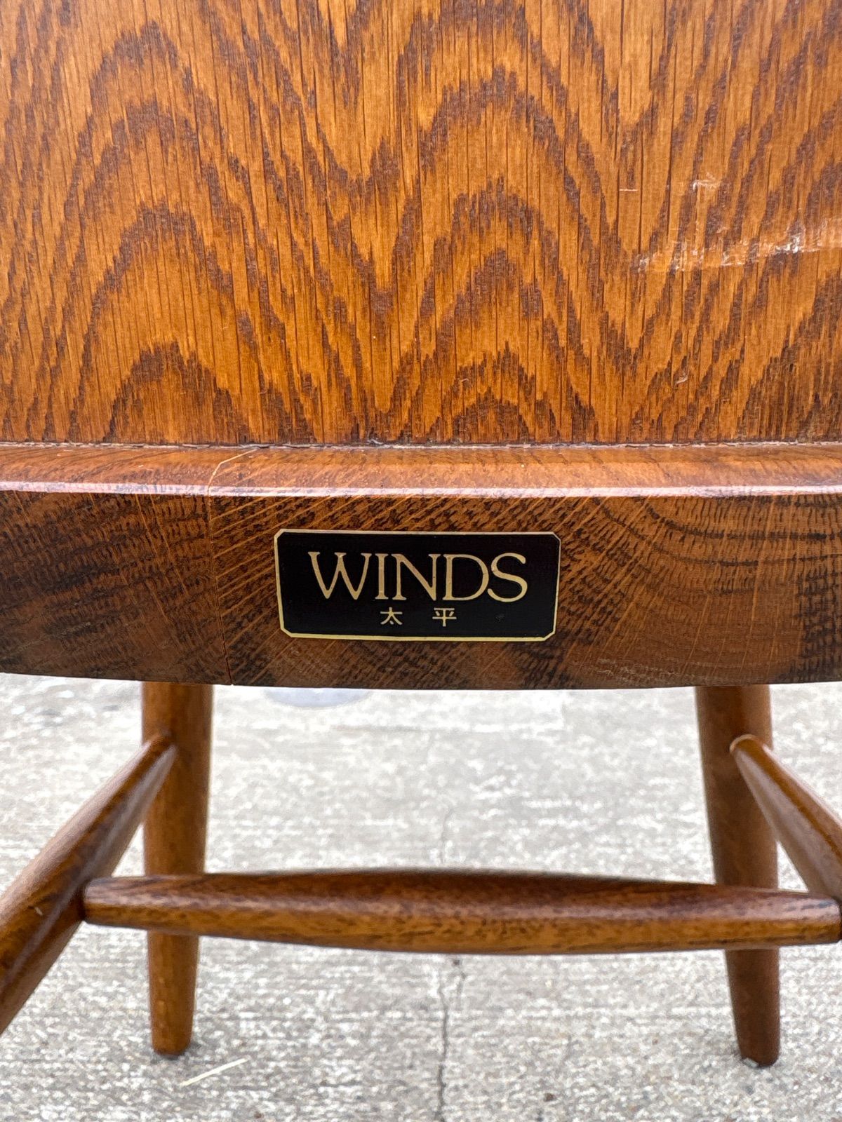 のりたてです　　飛騨家具  WINDS太平　ダイニングチェア　チャーチチ 🪑WINDS太平 オーク無垢材 北欧 廃盤品 アンティーク オールド