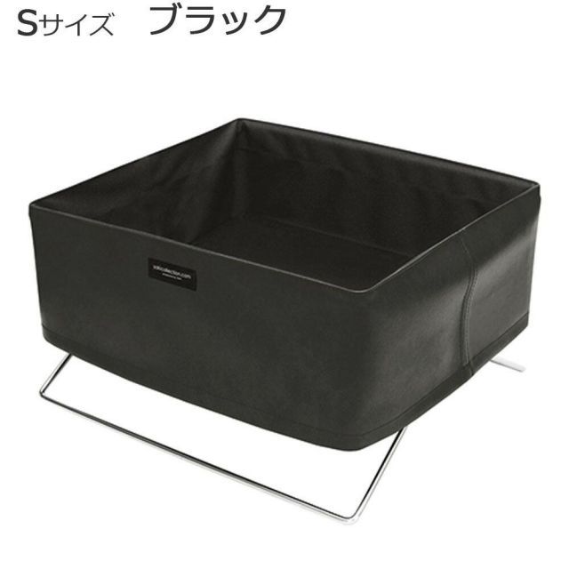 SAKI サキ ミニサイドワゴン 合皮 Sサイズ R-360 ブラック