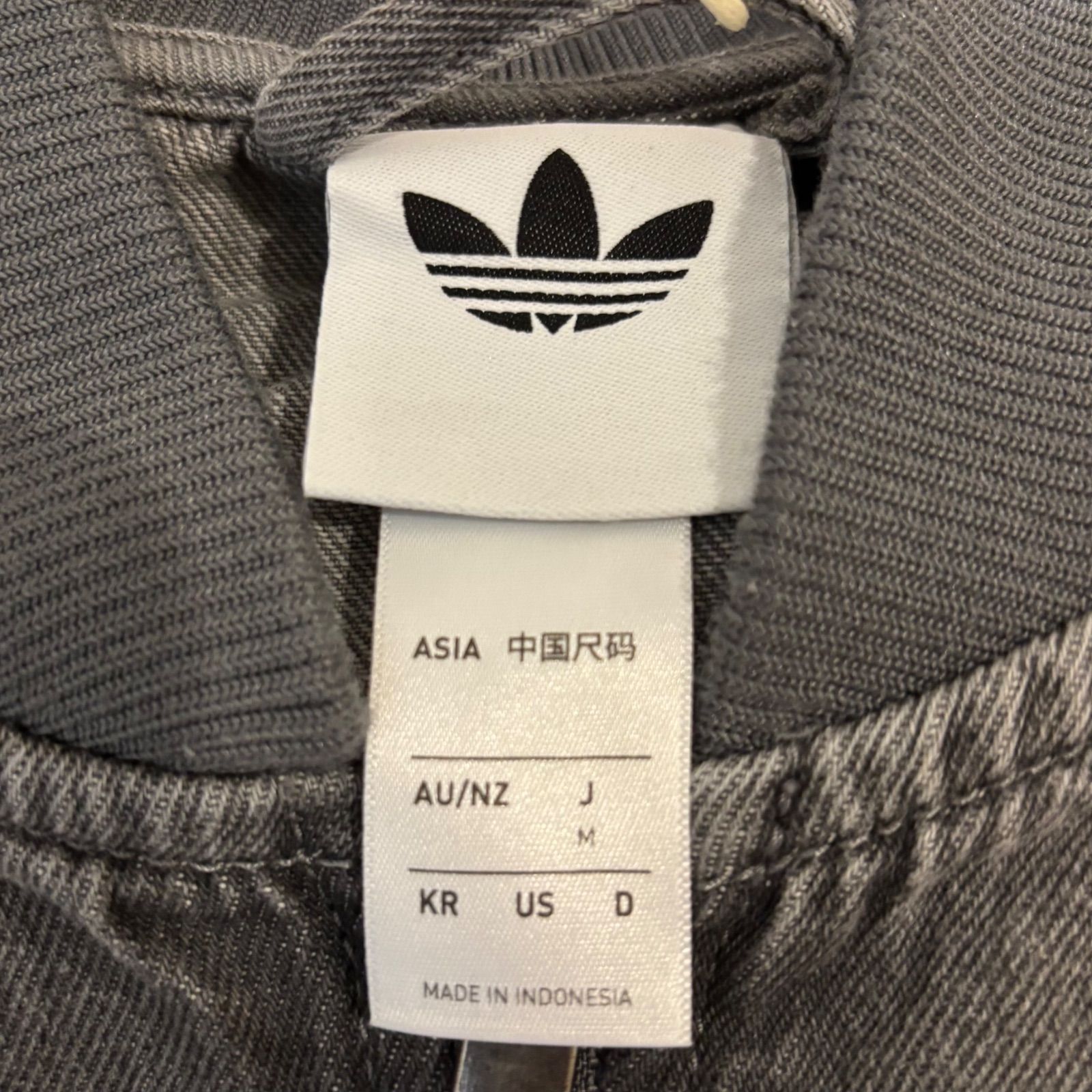 新品M⭐️adidas アディカラー ルーズ SST デニム ブラック ウォッシュ 