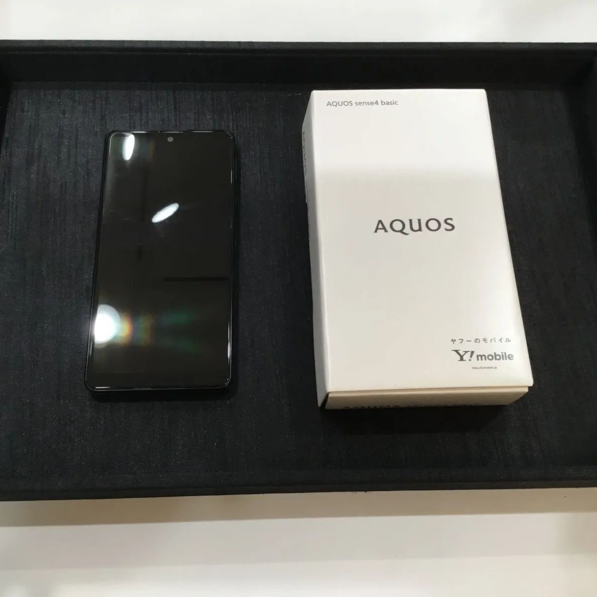 AQUOS sense4 basic ブラック 未使用品 - メルカリ